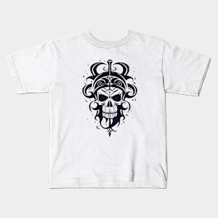 Pirate Portrait Skull Sea AdventureVector Graphic Kids T-Shirt